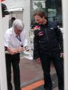 Bernie Ecclestone and Christian Horner