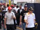 Button, Kubica and Webber
